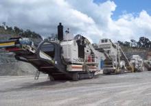 Mobilní čelisťové drtiče Metso Lokotrack LT 9100 E