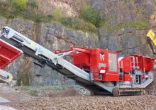 Mobilní čelisťové drtiče Rubble Master MXJ-1100