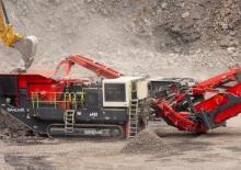 Mobilní čelisťové drtiče Sandvik QI442