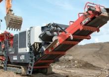 Mobilní čelisťové drtiče Sandvik QJ 241