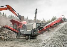 Mobilní čelisťové drtiče Sandvik QJ341+