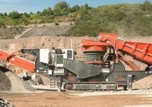 Mobilní čelisťové drtiče Sandvik QS441