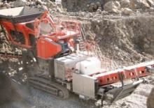 Mobilní čelisťové drtiče Sandvik UJ 640