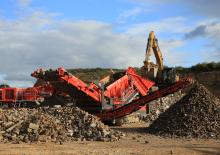 Mobilní třídiče Terex-Finlay 873+ Spaleck