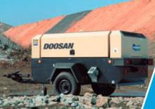 Přenosné vzduchové kompresory - dieslové, elektrické a benzínové Doosan 7/51