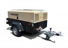 Přenosné vzduchové kompresory - dieslové, elektrické a benzínové Doosan 7/73 