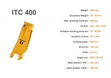 Nůžky na ocelový šrot Italdem ITC 400