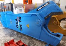 Nůžky na ocelový šrot OSA Demolition Equipment SH70