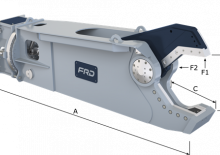 Nůžky na ocelový šrot FRD VR-100ER-3