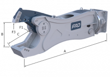 Nůžky na ocelový šrot FRD VR-15ER-2 