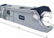 Nůžky na ocelový šrot FRD VR-50ER-3