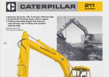 Pásová rypadla Caterpillar 211