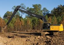 Smykem řízené nakladače John Deere Construction 270D