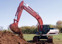 Pásová rypadla Link-Belt 290 LX Road Builder