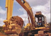 Pásová rypadla Caterpillar 320B