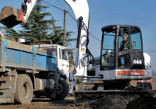 Pásová rypadla Bobcat 444