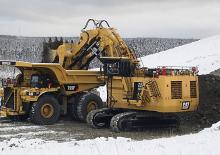 Pásová rypadla Caterpillar 6060 FS