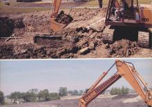 Pásová rypadla Case 688