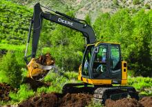 Pásová rypadla John Deere Construction 75G