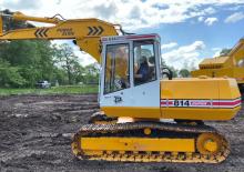 Pásová rypadla JCB 814 S