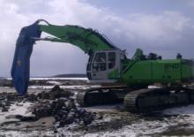 Manipulátory s materiálem Sennebogen 840R E