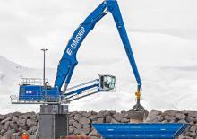 Manipulátory s materiálem Sennebogen 875R E Hybrid