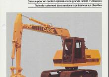 Pásová rypadla Case 880D