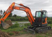 Pásová rypadla Doosan DX62R-3