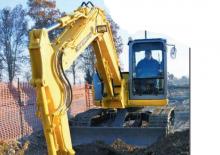 Pásová rypadla New Holland E 80 MSR