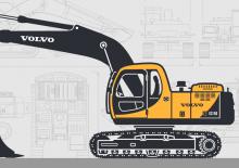 Pásová rypadla Volvo EC150