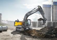 Pásová rypadla Volvo EC160EL