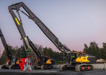 Pásová rypadla Volvo EC500 High Reach