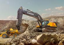 Pásová rypadla Volvo EC750E