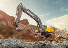 Pásová rypadla Volvo EC750E