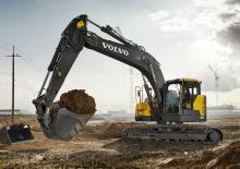 Pásová rypadla Volvo ECR235EL