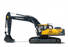Pásová rypadla Hyundai HX380AL