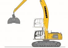 Manipulátory s materiálem Liebherr LH 40 C Port Litronic