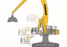 Manipulátory s materiálem Liebherr LH 80 C High Rise Port Litronic