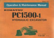 Pásová rypadla Komatsu PC1500-1