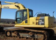 Pásová rypadla Komatsu PC270LC-6