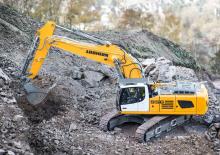 Pásová rypadla Liebherr R 956