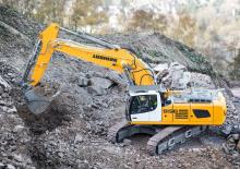 Pásová rypadla Liebherr R 956