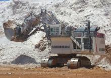 Pásová rypadla Liebherr R 9800 