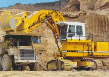 Pásová rypadla Liebherr R 992 