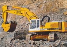 Pásová rypadla Liebherr R 964 