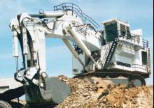 Pásová rypadla Liebherr R995