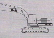 Pásová rypadla O&K RH 12