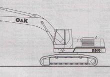 Pásová rypadla O&K RH 9