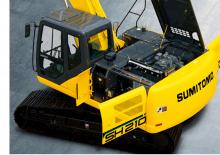 Pásová rypadla Sumitomo SH210F-5 MACAN
