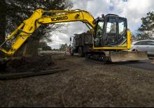 Pásová rypadla Kobelco SK 75 SR 3